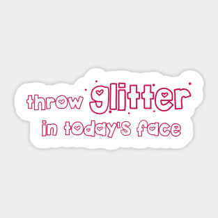 Glitter Sticker